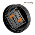 thumbnail image 4 of Porta Barrenas Giratorio de 1/8" de Diámetro con 116 Agujeros, Soporte de Taladro Redondo con Mandril Giratorio de 360 Grados, Caja de Almacenamiento, Negro, 4 of 6