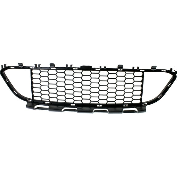 Front Bumper Grille Compatible with BMW 3-SERIES 2013-2018 Center Black with M Sport Line