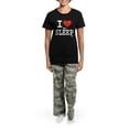 thumbnail image 4 of CafePress - I Love To Sleep Women's Dark Pajamas - Women's Short Sleeve Print T-Shirt and Pants Dark Cotton Pajama Set, 4 of 7