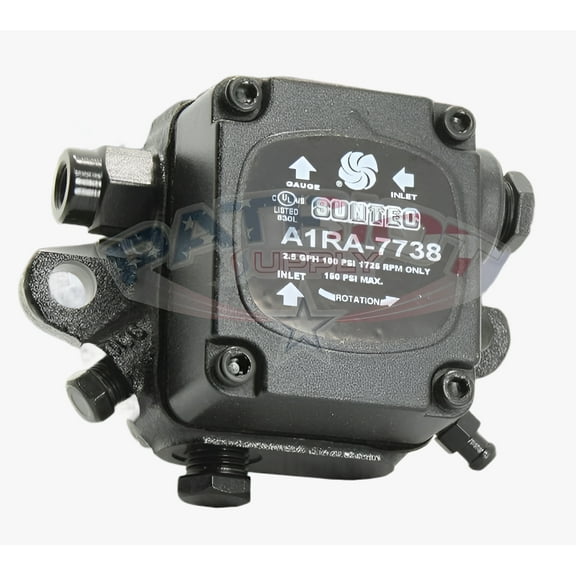 Suntec A1RA-7738 Waste Oil Pump 1725 RPM, 2.5 GPH @ 100 PSI