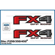 Decal Mods FX4 Off Road Decals Stickers for Ford F250 F350 F450 (2017, 2018, 2019, 2020) - FPP (set of 2) Bedside Officially Licensed | FH5A0