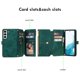 thumbnail image 3 of Funda para Samsung Galaxy S23, cierre de cremallera, piel color verde, 3 of 4
