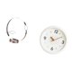 thumbnail image 5 of Portabotellas de vino,Soporte para botellas de vino,soporte para botellas de vino,estante de hierro,Decoración de gabinete de vino tinto de regalo de barra de cocina,Reloj de pared,Reloj de, 5 of 8