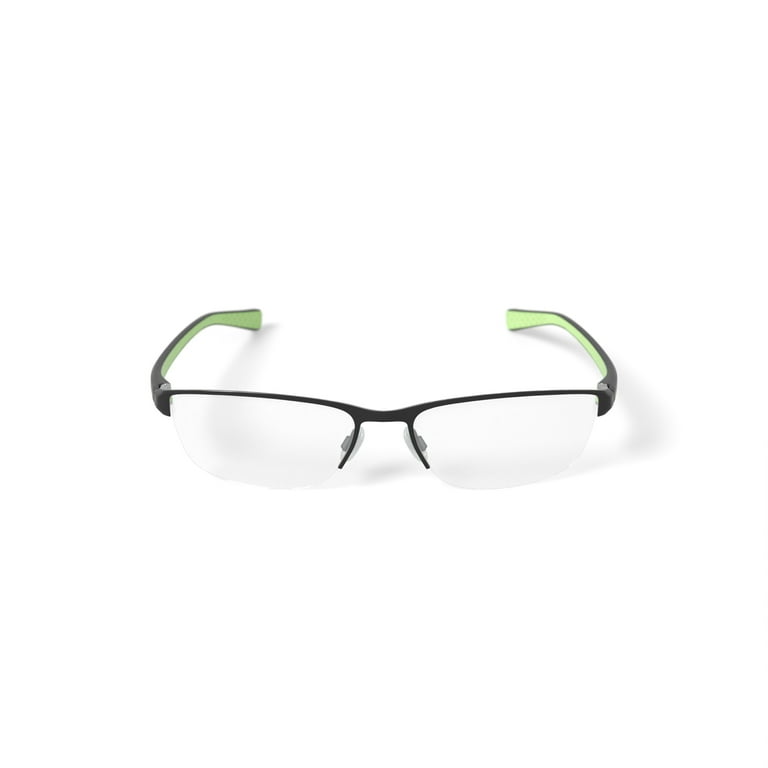 Nike Men's 8098G Prescription Eyeglasses with Case, Black HSA/FSA