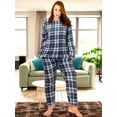thumbnail image 4 of Pijama Afelpada Mujer Polar Pantalón Sudadera Unitalla, 4 of 5