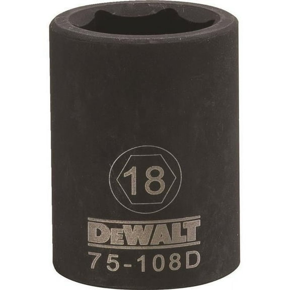 Stanley Tools 233326 18mm Impact Socket - 0.5 in. Drive