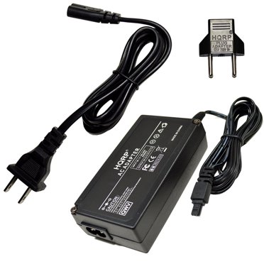 HQRP Replacement CA-560 AC Adapter For Canon Camcorders - 9.5V 2.7A Power Supply With USA & Euro Plugs
