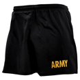 thumbnail image 2 of US Army Physical Fitness Uniform Shorts GI APFU Athletic Training Trunks Black, Small, 2 of 6
