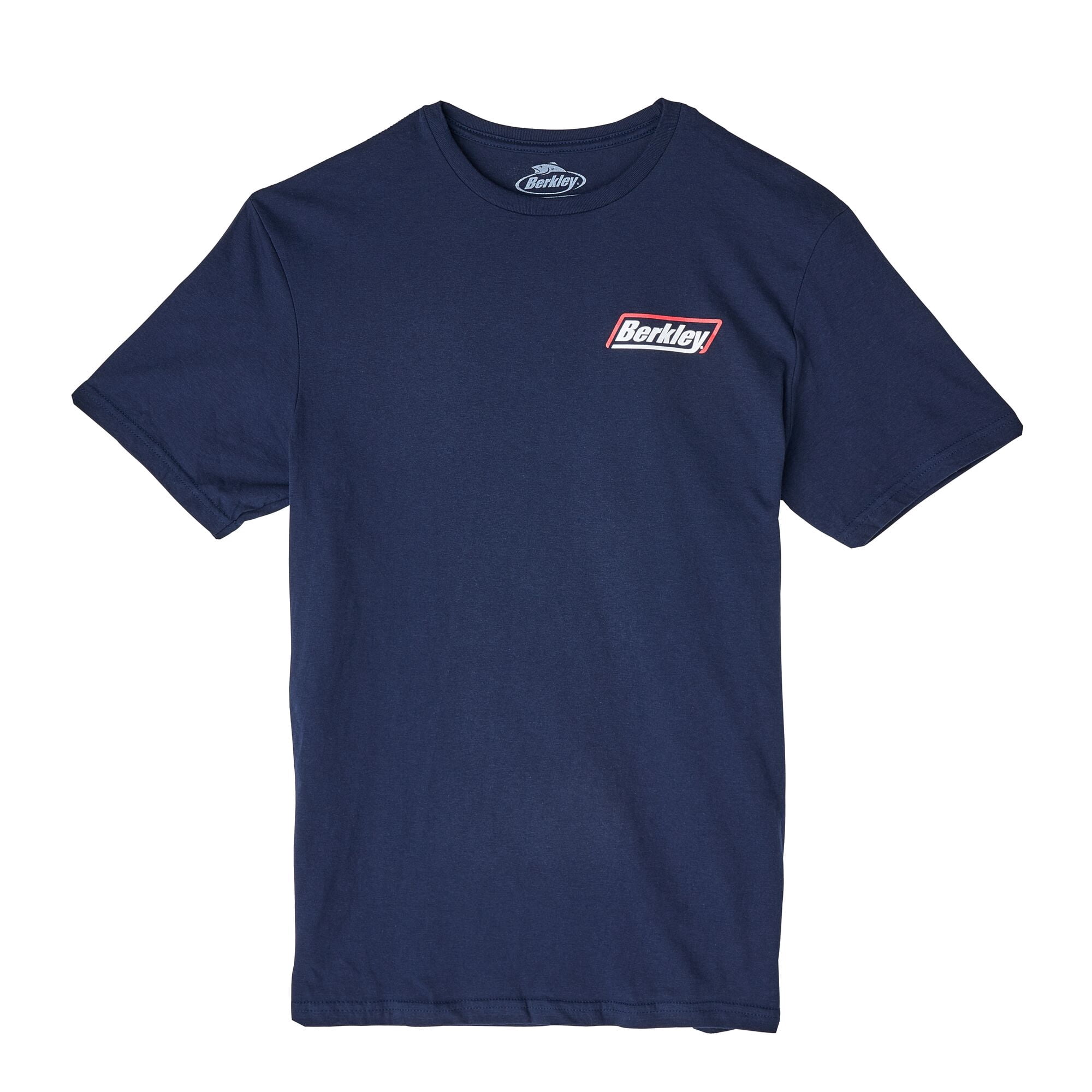 Berkley Short Sleeve Splitter T-Shirt, Navy, Size M
