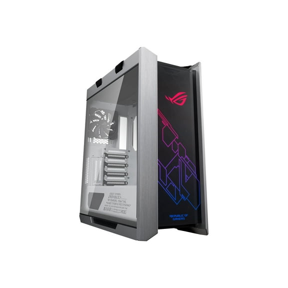 ASUS ROG Strix Helios GX601 White Edition RGB Mid-Tower Computer Case for ATX/ EATX Motherboards with Tempered Glass, Aluminum Frame, GPU Braces, 420mm Radiator Support and Aura Sync