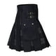 thumbnail image 3 of Kilts utilitarios escoceses Kilts de lino para festivales, fiestas, banquetes y espectáculos M, 3 of 8