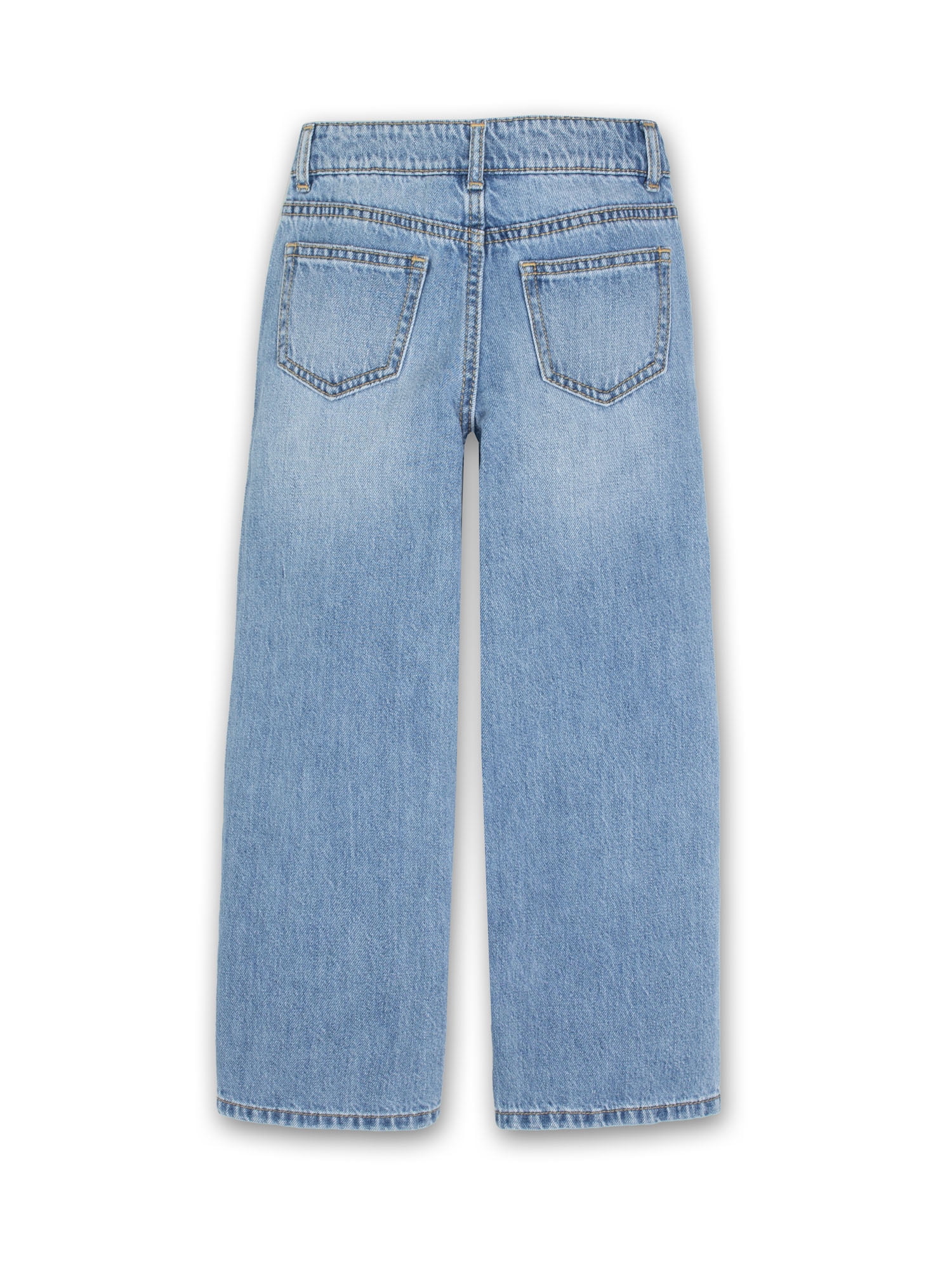 Wonder Nation Girls Baggy Wide Leg Jean, Sizes 5-18