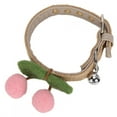 thumbnail image 4 of Collier en Cuir pour Chat, Collier pour Animaux de Compagnie Réglable Mignon Taille Libre Collier pour Chat Haut de Gamme Performance, 4 of 11