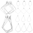 thumbnail image 1 of 24 aros de acero inoxidable para pendientes, para hacer joyas, para hacer pendientes, 1 of 8