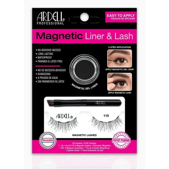 Ardell Magnetic Liner & Lash Set - 110 - Pack of 1 with Sleek Comb