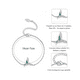 thumbnail image 5 of Pulseras Brazaletes Para Mujeres Colibrí Plata 925 Belug Plateado, 5 of 5