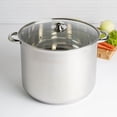 thumbnail image 7 of Stainless Steel Stock Pot, Encapsulated Induction Ready Cooking Pot with Glass Lid, Oven Safe, Dishwasher Safe Soup Pot, 20-Quart, 7 of 7
