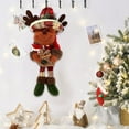 thumbnail image 3 of Hwkond Christmas Indoor Decorations Christmas Tree Decoration Hanging New Snowman Doll Christmas Holiday Window Decoration High Hat Doll Small Hanging Gift, 3 of 5