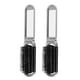 thumbnail image 3 of 2 cepillos de pelo de viaje compactos y plegables con espejo, mini cepillo portátil para bolso, peine de bolsillo plegable para mujeres y hombres, herramientas de peinado, 3 of 4