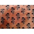 thumbnail image 4 of oneOone Cotton Silk Fabric Leaves & Floral Block Print Fabric BTY 42 Inch Wide, 4 of 4