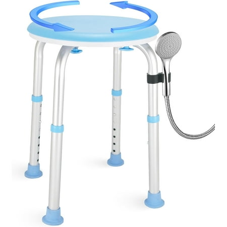 FSA/HSA Adjustable Swivel Bath Seat Shower Chair for Inside Shower, Shower Seat for Inside Tub Bathroom Bench Bath Chair for Elderly and Disabled,Eligible 350 lbs Adjustable Shower Stool