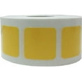 thumbnail image 1 of Autocollants Carrés Jaunes 1 Pouces Pouce Carré Lot de 500, 1 of 1