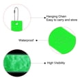 thumbnail image 4 of Uxcell Safety Reflector 8 Pack Tag Pendant Reflective Gear for Backpack Cycling Running Wheelchairs Green, 4 of 5