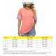 thumbnail image 5 of Camisa de manga corta para mujer, Top de cuello redondo con retazos a rayas a la moda para verano, 5 of 6
