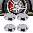 thumbnail image 1 of 4pcs Wheel Center Caps Excellent Sealing Exquisite ABS Snap On Wheel Center Hub Cap Cover 76mm Outer Diameter, 1 of 7