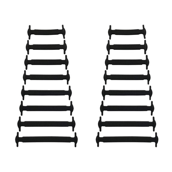 Travel No Tie Silicone Shoelaces for Adults and Kids Elastic Laces for Sneakers Running Shoes Boots Board Shoes and Casual Footwear