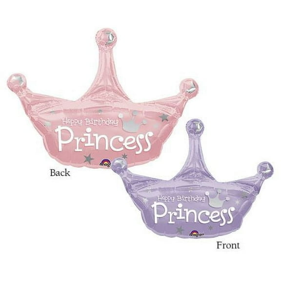 V.I.P. Princess Jumbo Foil Pink Latex Balloon