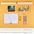 thumbnail image 4 of TISHIRON Paint by Numbers for Adults,16x20 inch Canvas Wall Art Forest Deer Oil Painting by Numbers Kit for Home Wall Decor (Frameless), 4 of 6