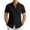 Black, variant on Men's Casual Button-Down Shirts Hawaiian Shirt Lapel Button Down 3d Printed Shirt Collar Shirt Slim Fit Funny Hawaiian Shirts Retro Button Down Shirts