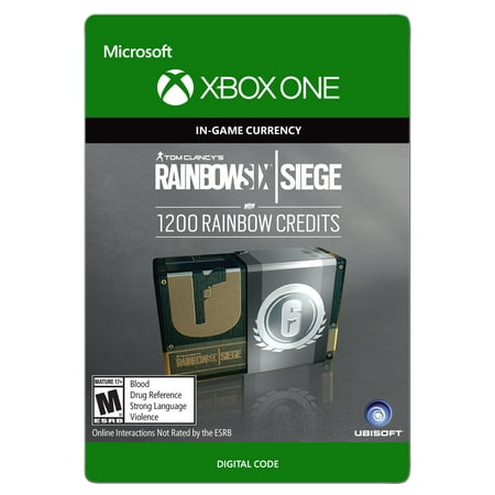 Xbox One Tom Clancy's Rainbow Six Siege Currency pack 1200 Rainbow credits (email
