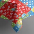 thumbnail image 4 of Pioneer Flower Floral Print Pattern Rectangle Tablecloth 60"x102", Waterproof Polyester Table Cloth, Wipeable Spillproof for Dining Camping Indoor Outdoor, 4 of 6