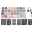 thumbnail image 2 of Temporary Glitter  Kit,  Viscosity Long Lasting 6 Stencil Face Body Glitter Kit  For Christmas For Makeup ANGGREK Face Body Paint Glitter, 2 of 7