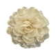 thumbnail image 3 of Broche de flores para solapa, hecho a mano, para mujer, con flor para el pelo, para boda. beige, 3 of 9