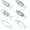 140x46x6mm, variant on 6Pcs 6 Style Jesus Fish Car Sticker Silver Auto Emblem Plastic Cross Fish Decal Sticker Waterproof Love Peace Car Stickers Self-Adhesive Decals for Vehicle Decoration 140x46x6mm