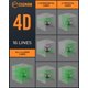 thumbnail image 5 of Nivel láser CIGMAN 4x360°, 16 líneas con control remoto y aplicación, verde, 5 of 9