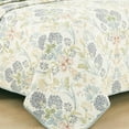 thumbnail image 6 of Chezmoi Collection Alyssa 2-Piece Floral Medallion Garden Quilt Set Twin, Multicolor Blue Green Red Yellow White Printed Microfiber Lightweight Bedspread Set for All season, 6 of 9