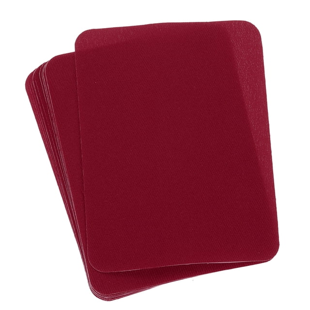 Parches de tela Uxcell Parches de planchar Rojo Fecha 4.9"x3.7" para ropa Paquete de 10