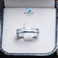 thumbnail image 1 of Princess Cubic Zirconia / Sterling Silver 925 Ring / Rhodium plated Nickel-Free / MadDuckJewels RG1435 / Thailand Jewelry, 1 of 4