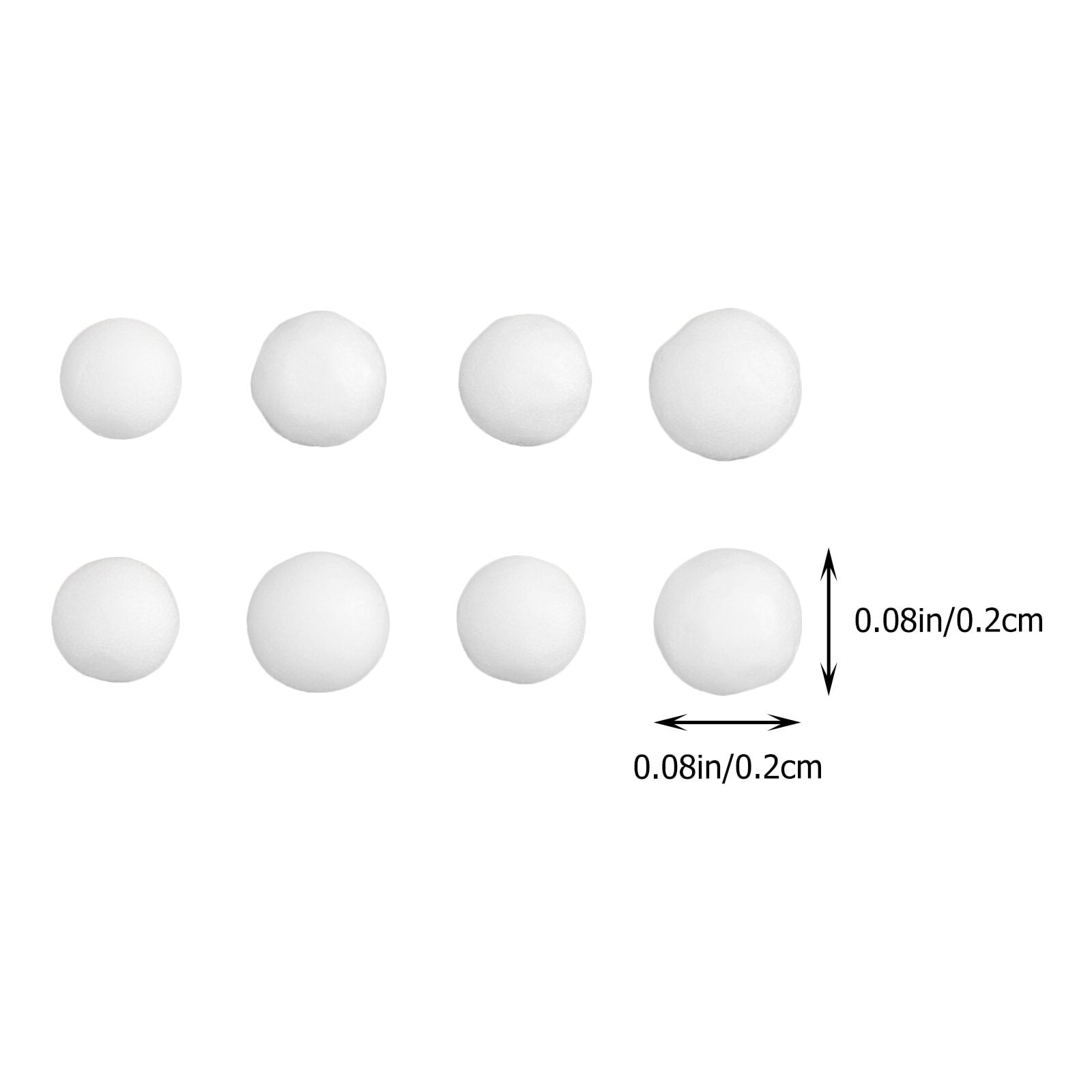 HOOWIFFY White Sofa Stuffing Foam Beads 1 Bag Approx 200g Cushion Filling Material for Pillows and Upholstery