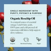Sky Organics Organic Rosehip Oil to Rejuvenate and Brighten Face, 1 fl oz