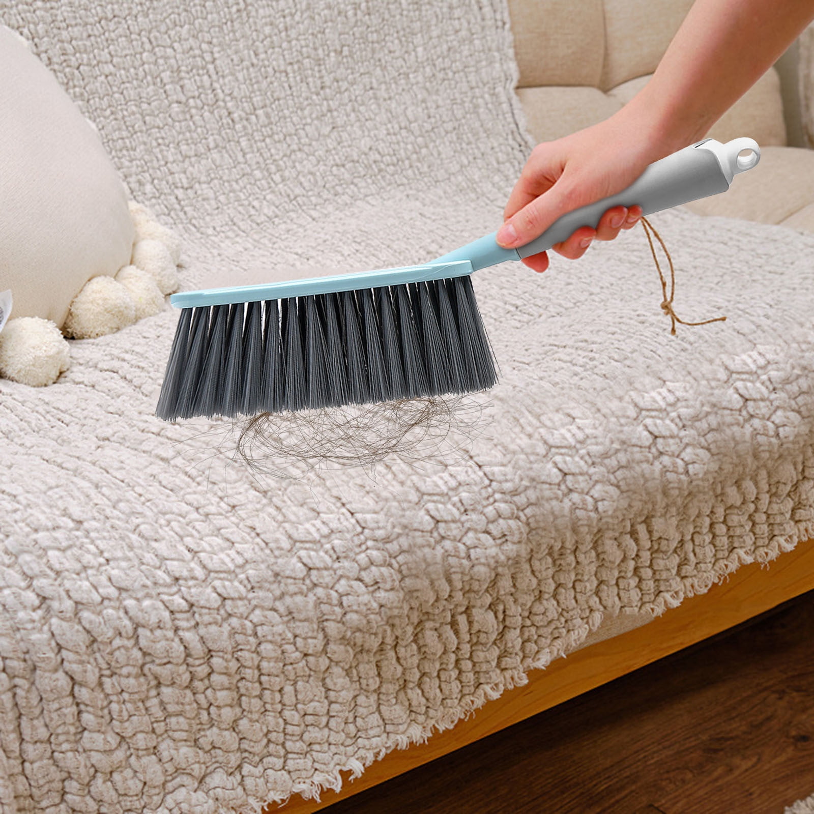 Ovzne Long Handle Dust Brush Hand Bench Brush with Long Handle Whisk