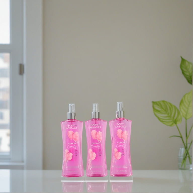 Body Fantasies Cotton Candy 3pk 8oz Fragrance Body Spray women