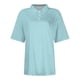 thumbnail image 3 of Fiudx Tops para Mujer Moda Mujer Casual Cómodo Sólido Manga Corta Cuello Vuelto Botón Blusa Camiseta Top, 3 of 4