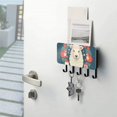 thumbnail image 5 of Christmas and Sheep Mail Holder Organizer Wall Mount with Shelf Key Holder Key Rack with 5 Key Hooks for Wall Decorative, 5 of 6