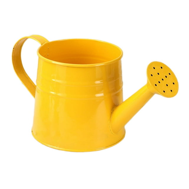 jinwen Watering Can Decorative Sprinkling Can for Outdoor Plants Vase Indoor Plants Yellow