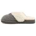 thumbnail image 3 of UGG Women's Cozy Knit Slipper Charcoal - 1117659-CHRC, 3 of 5
